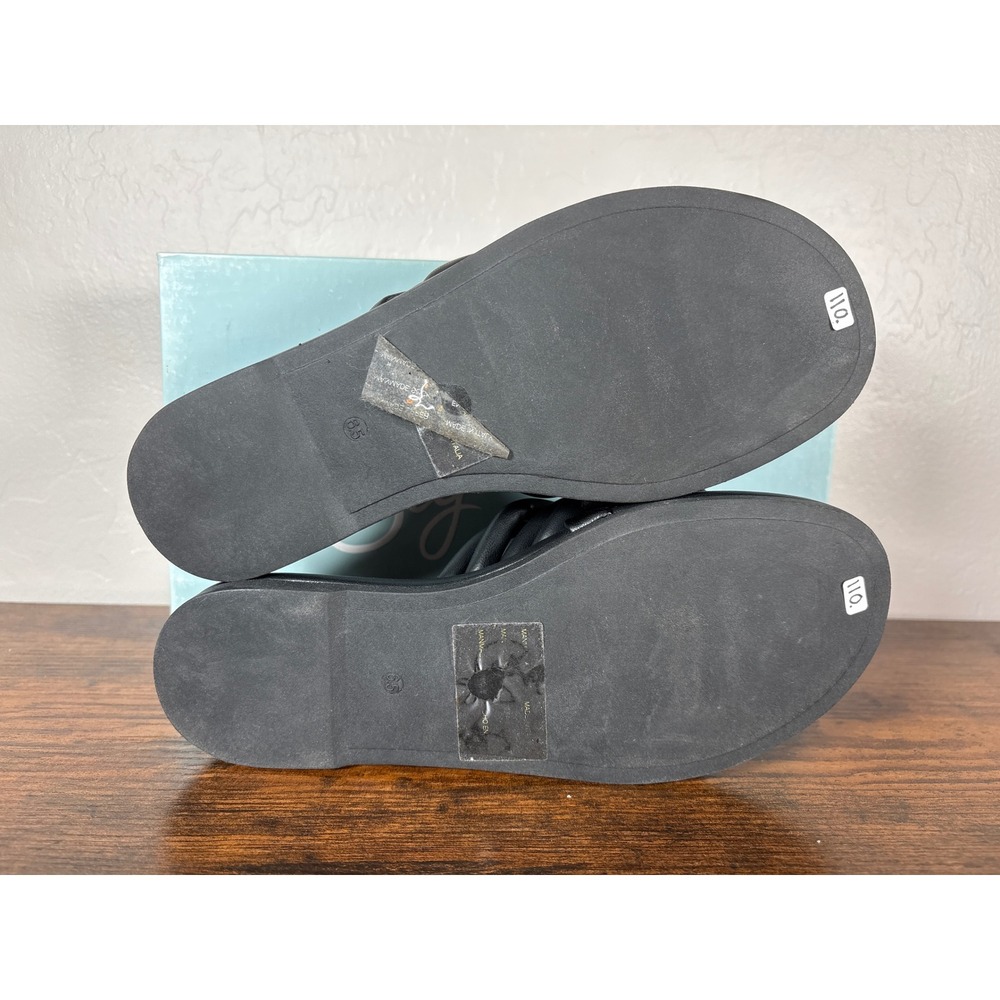 Seychelles Black Knotted Slide Sandals - Picture 8 of 9